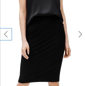 Eileen Fisher washable ponte pencil skirt